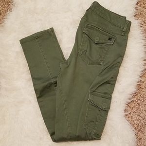 Joe's army green jeans